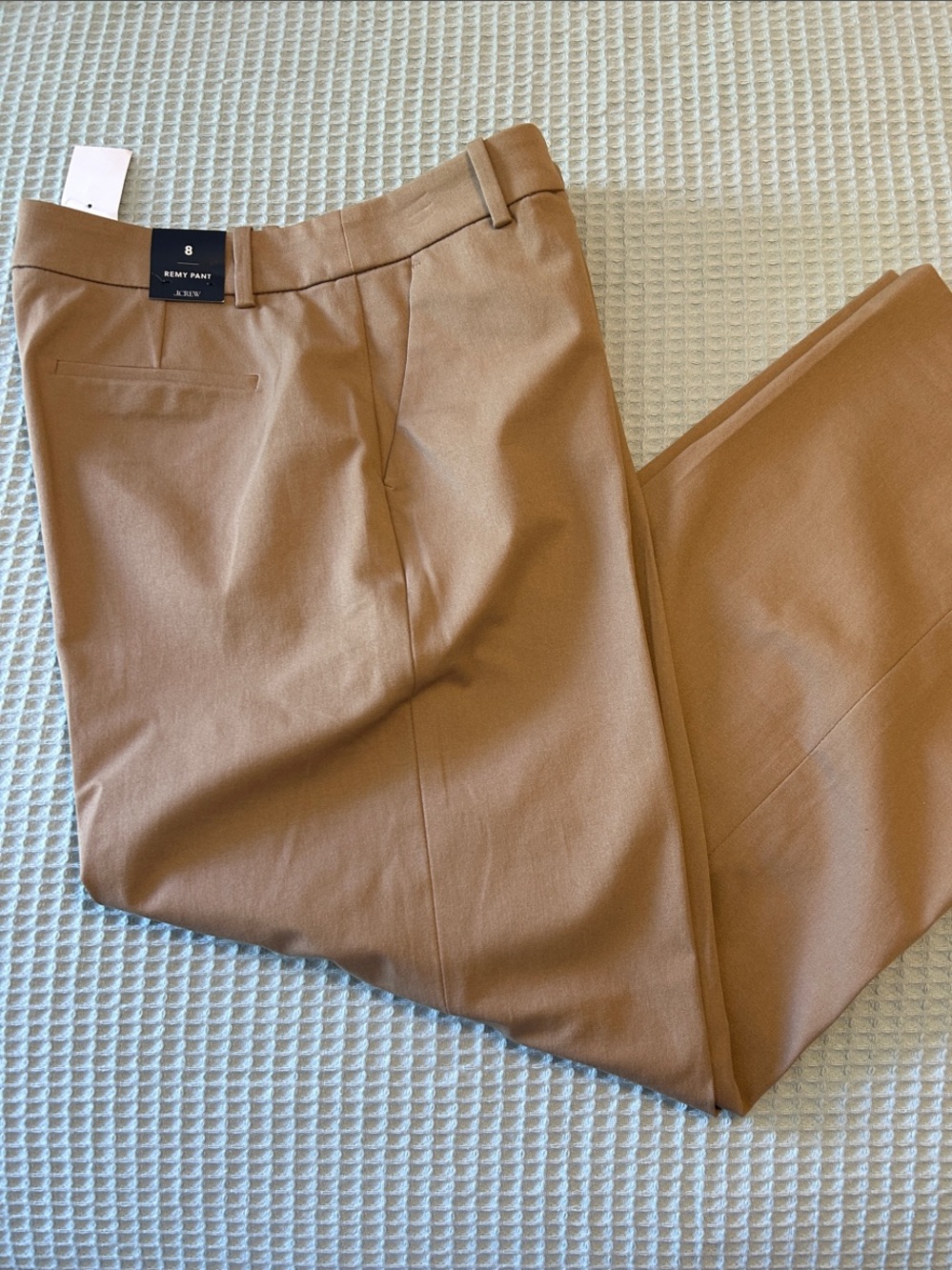 JCrew Remy pants NWT size 8 camel